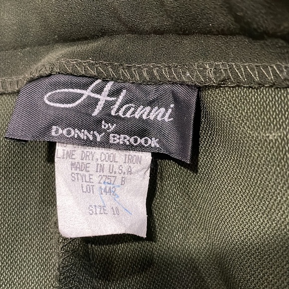 Alani by Donny Brook green dress pants size 10 - Picture 8 of 8